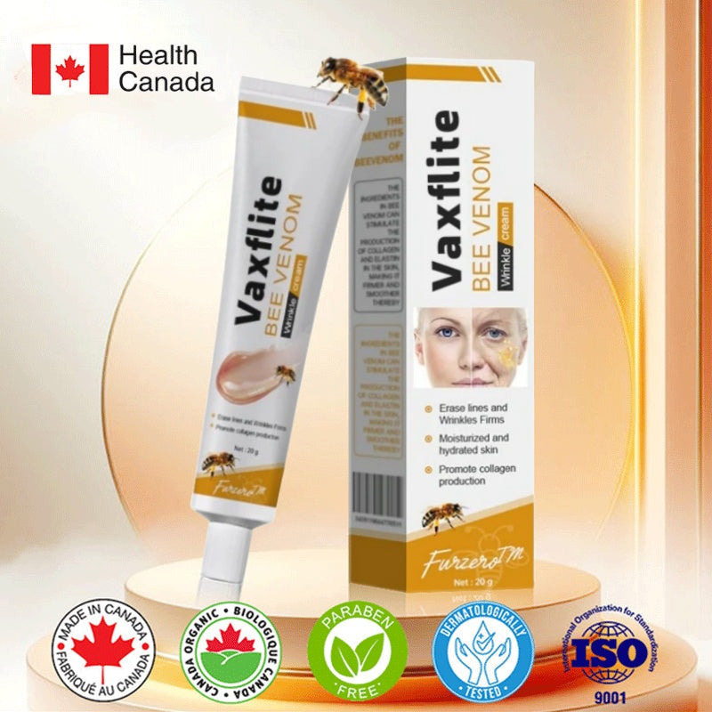 đđMade and shipped from Canadaâ
 Vaxflite⢠Bee Venom Wrinkle Removal Cream