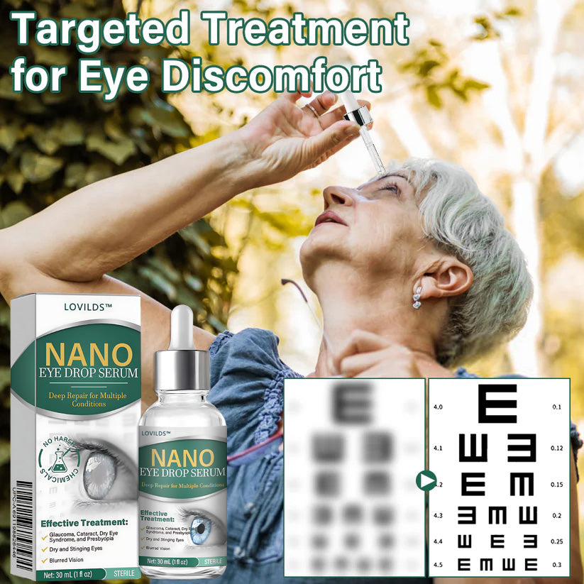 đŠââď¸LOVILDS⢠Nano Eye Drops Serum â
FDA Approved(Suitable for presbyopia, dry eye syndrome, glaucoma, and cataracts) đ