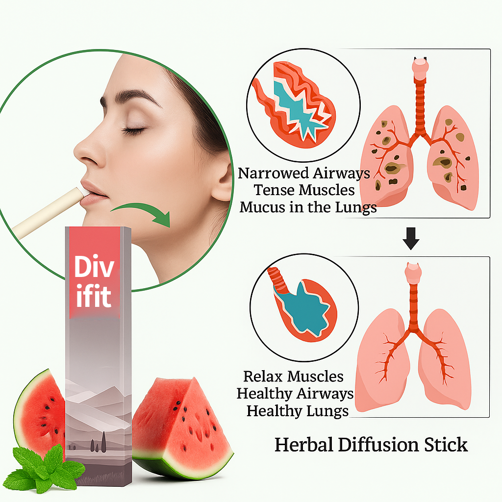 Final 3 Hours: 70%OFF🌿Herbal Diffusion Pen Lung Care · Fresh Breath