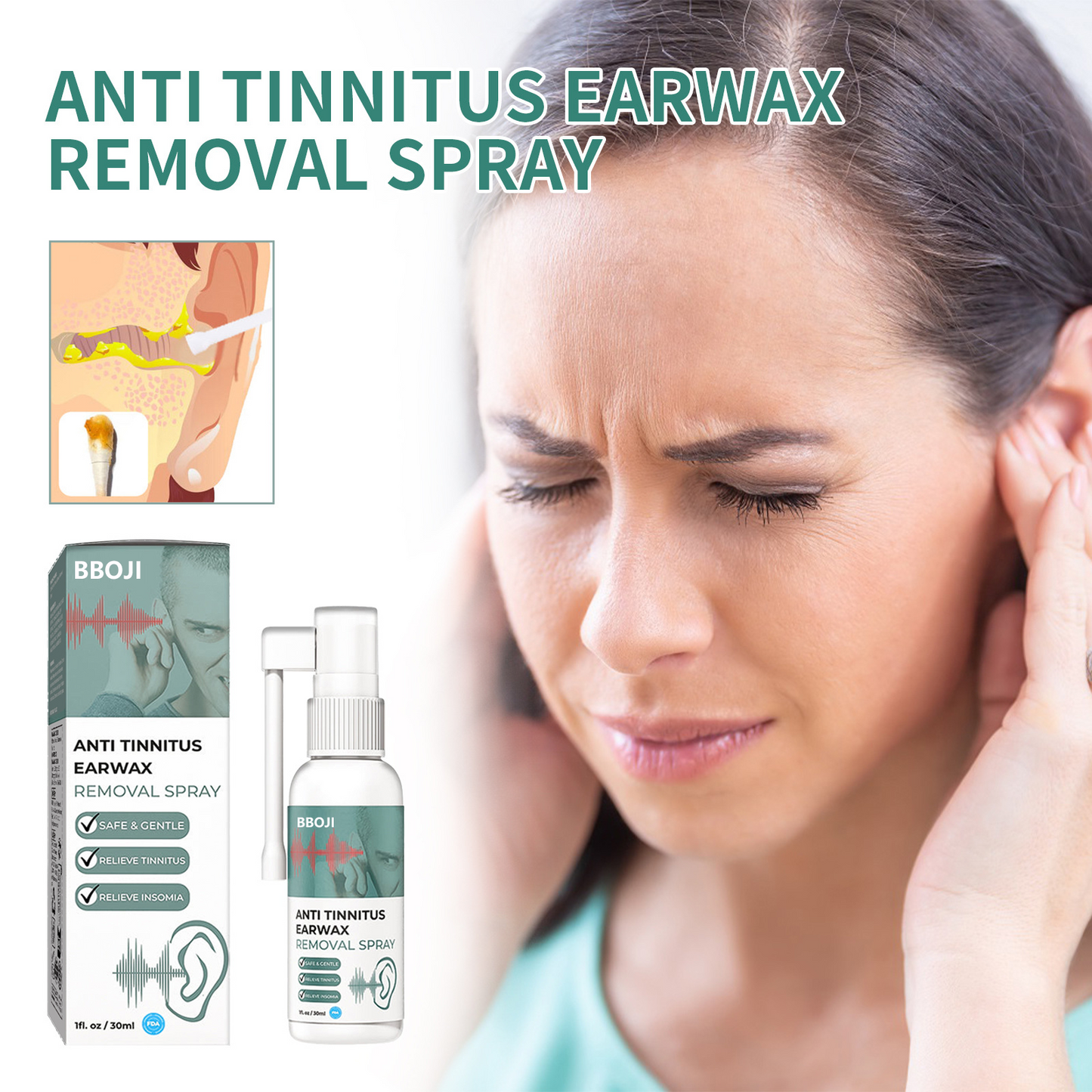 BBOJI Tinnitus Relief Spray